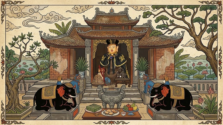 Than the va su tich Ong Hoang Chin