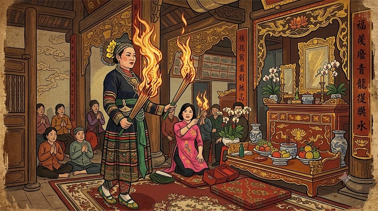 Hau gia Co Be Dong Cuong