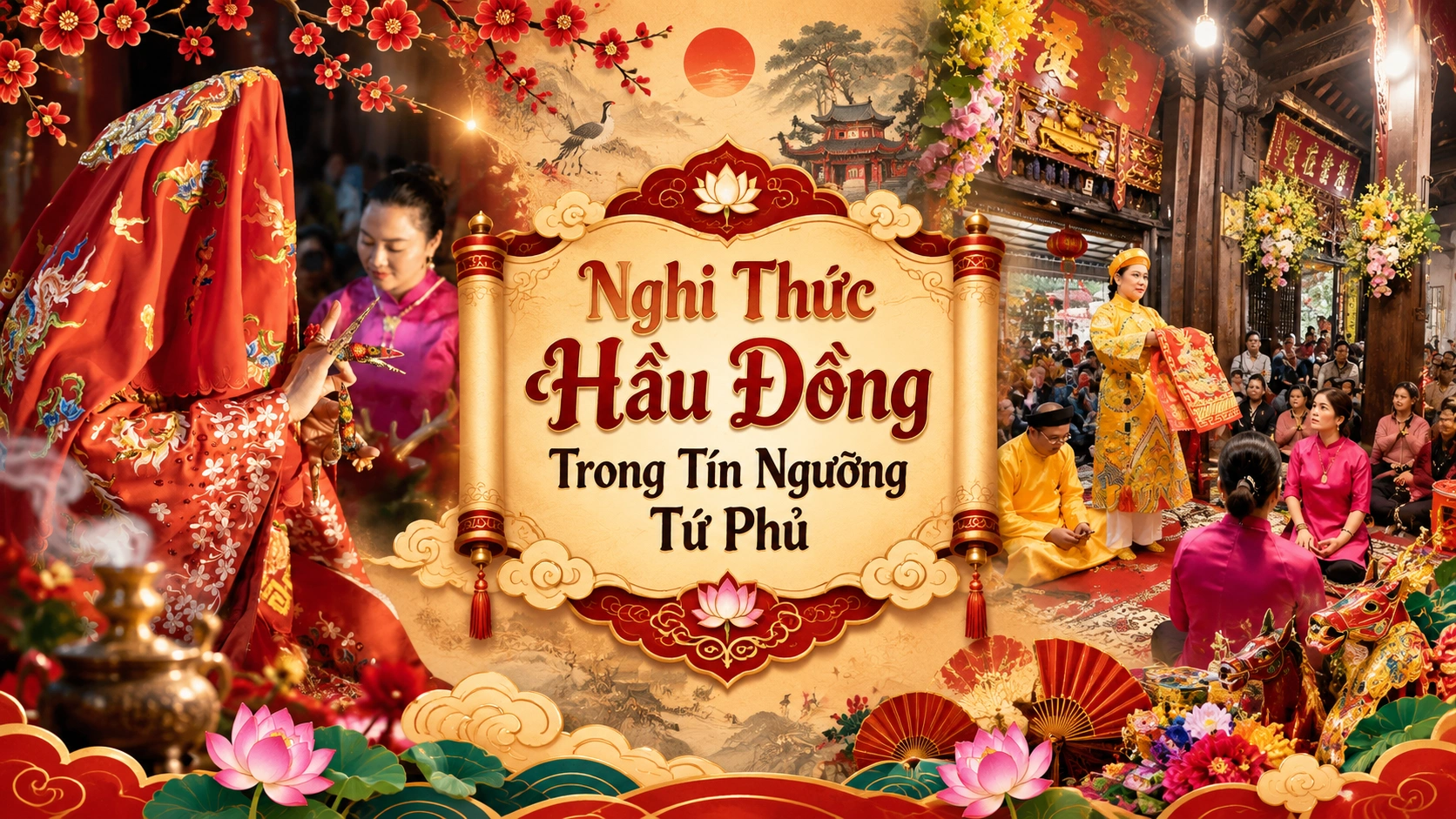 Nghi thức hầu đồng trong Tín ngưỡng Tứ Phủ: Lề lối, trình tự & Ý nghĩa tâm linh
