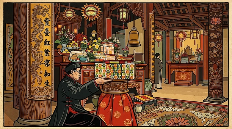 tien hanh nghi le Ton nhang ban menh