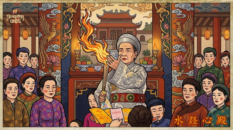 Bản văn khai quang, hát sai và khai đàn mở phủ