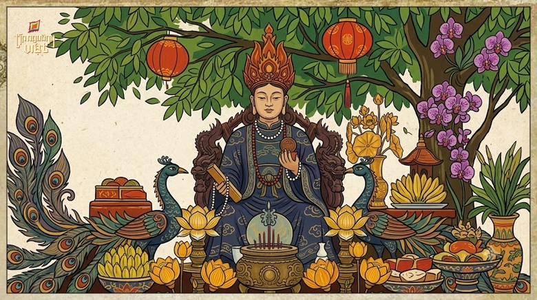 Bản văn Mẫu Cửu Trùng : Lời văn thỉnh Mẫu Cửu Trùng Thiên