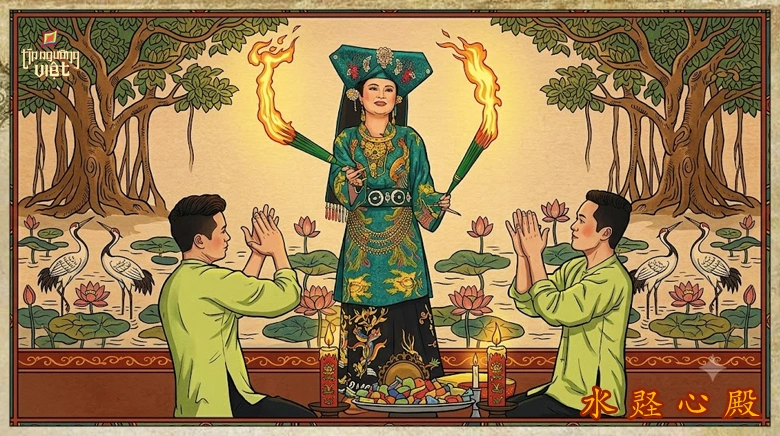 Các bản văn múa mồi và tay tiên